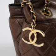 Shop 100% authentic second hand Chanel Brown Vintage Tote Bag on Labellov.com
