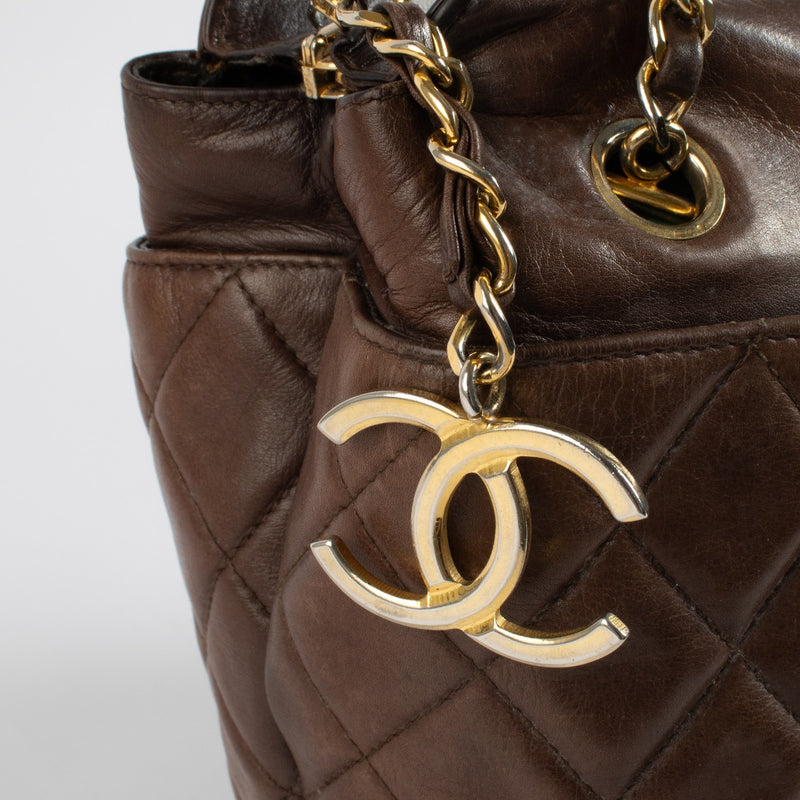 Shop 100% authentic second hand Chanel Brown Vintage Tote Bag on Labellov.com