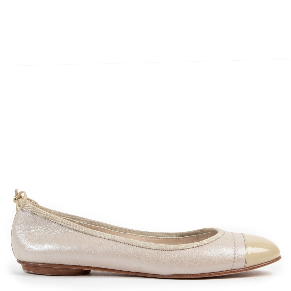 Buy an authentic pair of second hand Chanel Pink Ballerinas Size 39 at Labellov