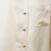 Chanel Cream Silk Blouse