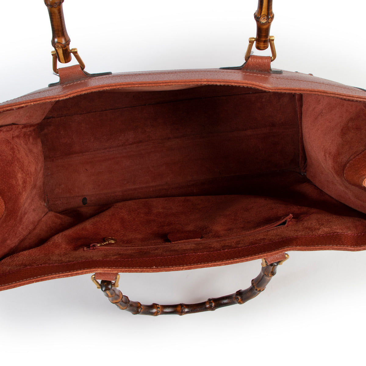 Gucci Vintage Rust Diana Leather Tote Bag