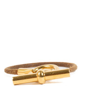 shop 100% authentic second hand Hermès Brown Glenan H Bracelet - Size T4 on Labellov.com