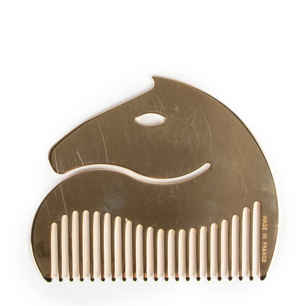 Hermès Gold Horse Shaped Comb 100% authentic piece. Buy here safely!