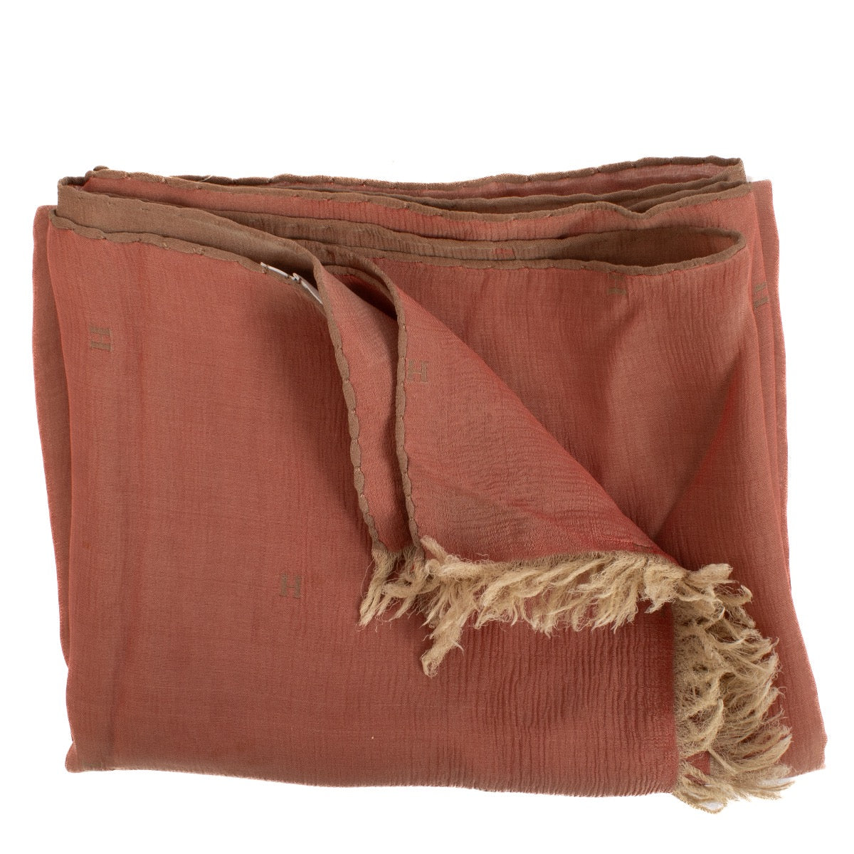 shop 100% authentic second hand Hermès Dusty Pink Silk Mousseline Scarf on Labellov.com