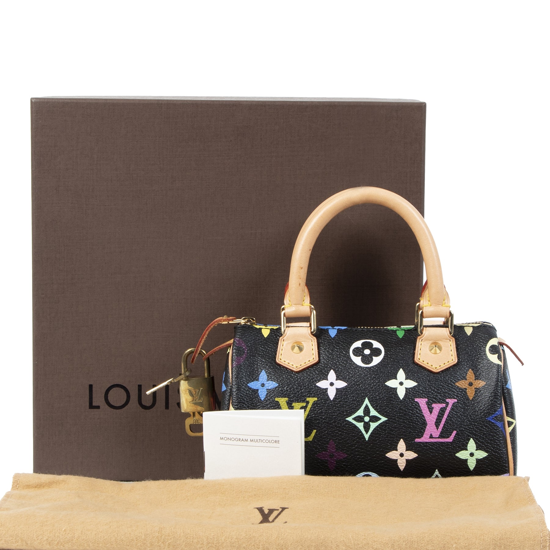koop jou tweedehands Louis Vuitton Murakami Nano Speedy veilig online
