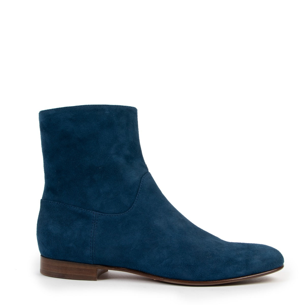 Buy a 100% authentic second hand pair of Sergio Rossi Blue Ankle Boots at Labellov