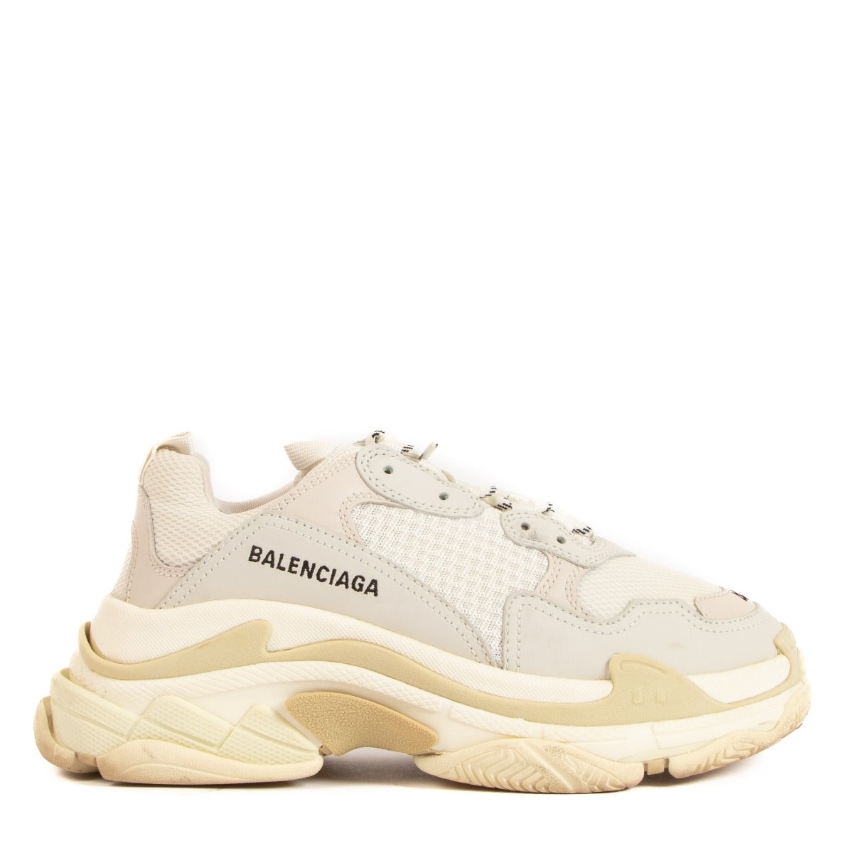 Balenciaga White Triple S Sneakers