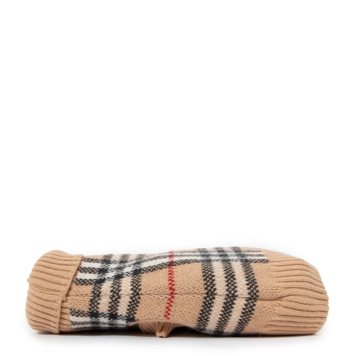 Burberry Beige Check Dog Sweater