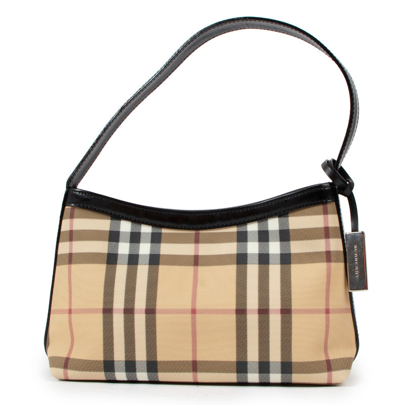 Burberry Check Haymarket Mini Shoulder Bag