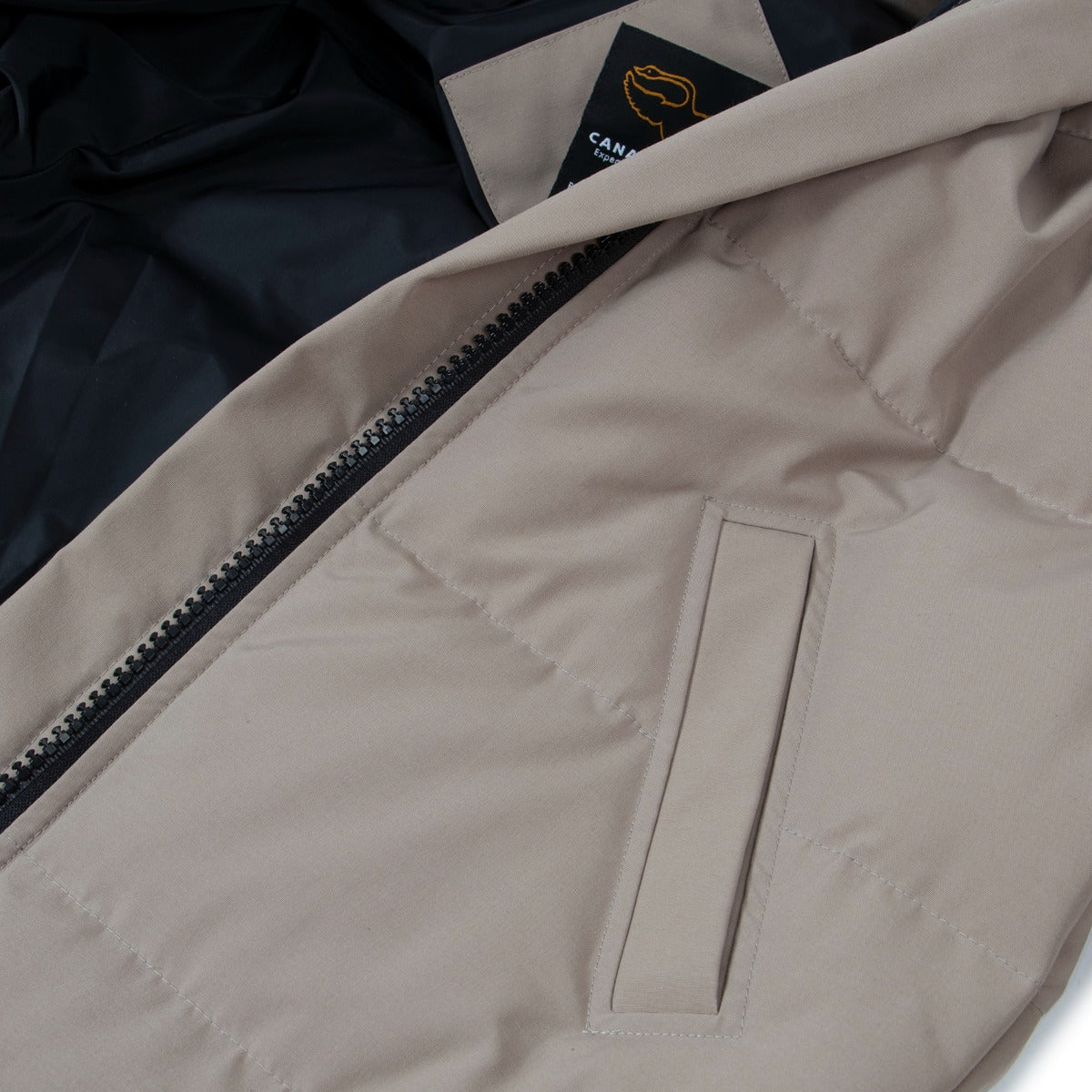 Canada Goose Tan Mystique Long Parka Coat - size S