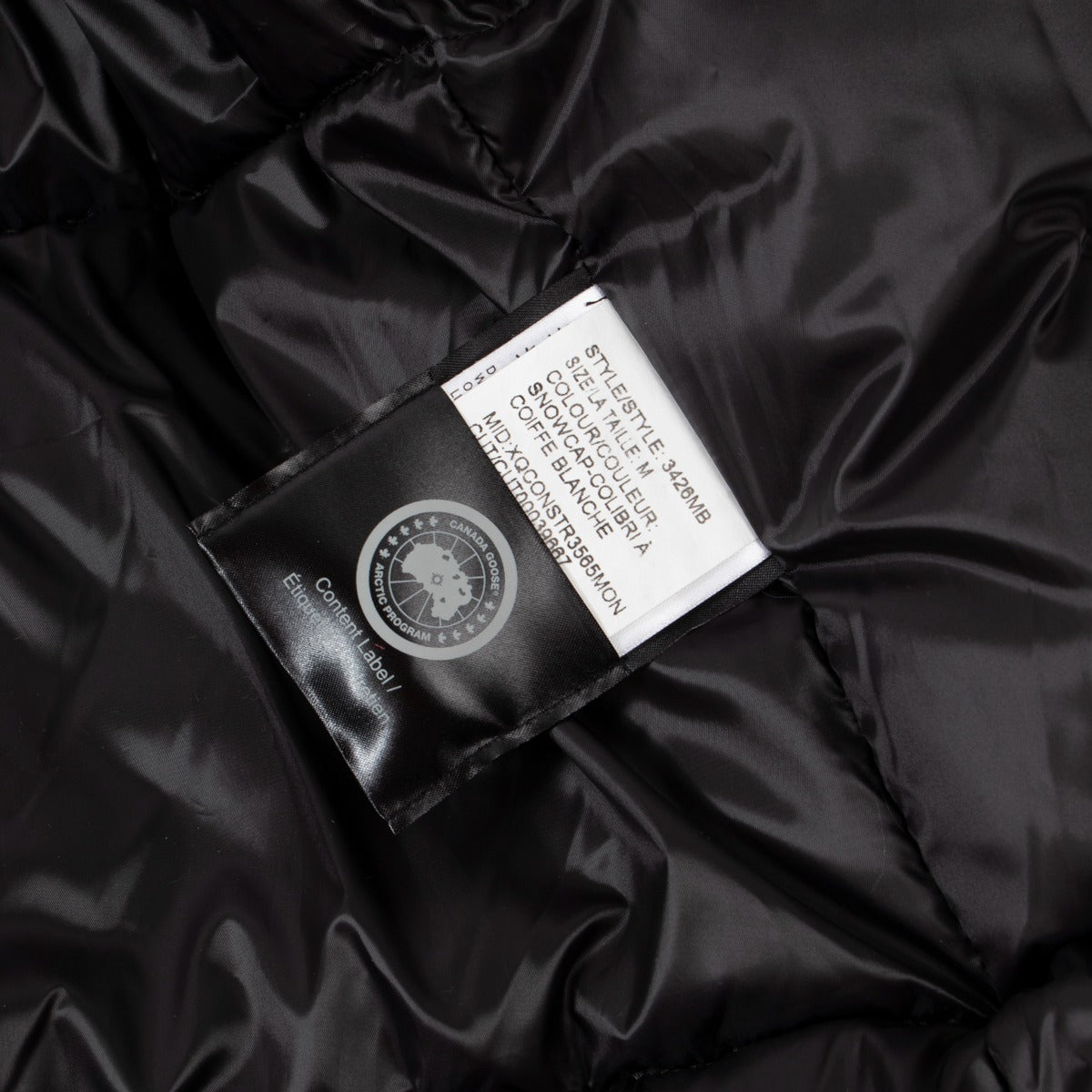 Canada Goose Snowcap White Chateau Parka Black Label - Taille M