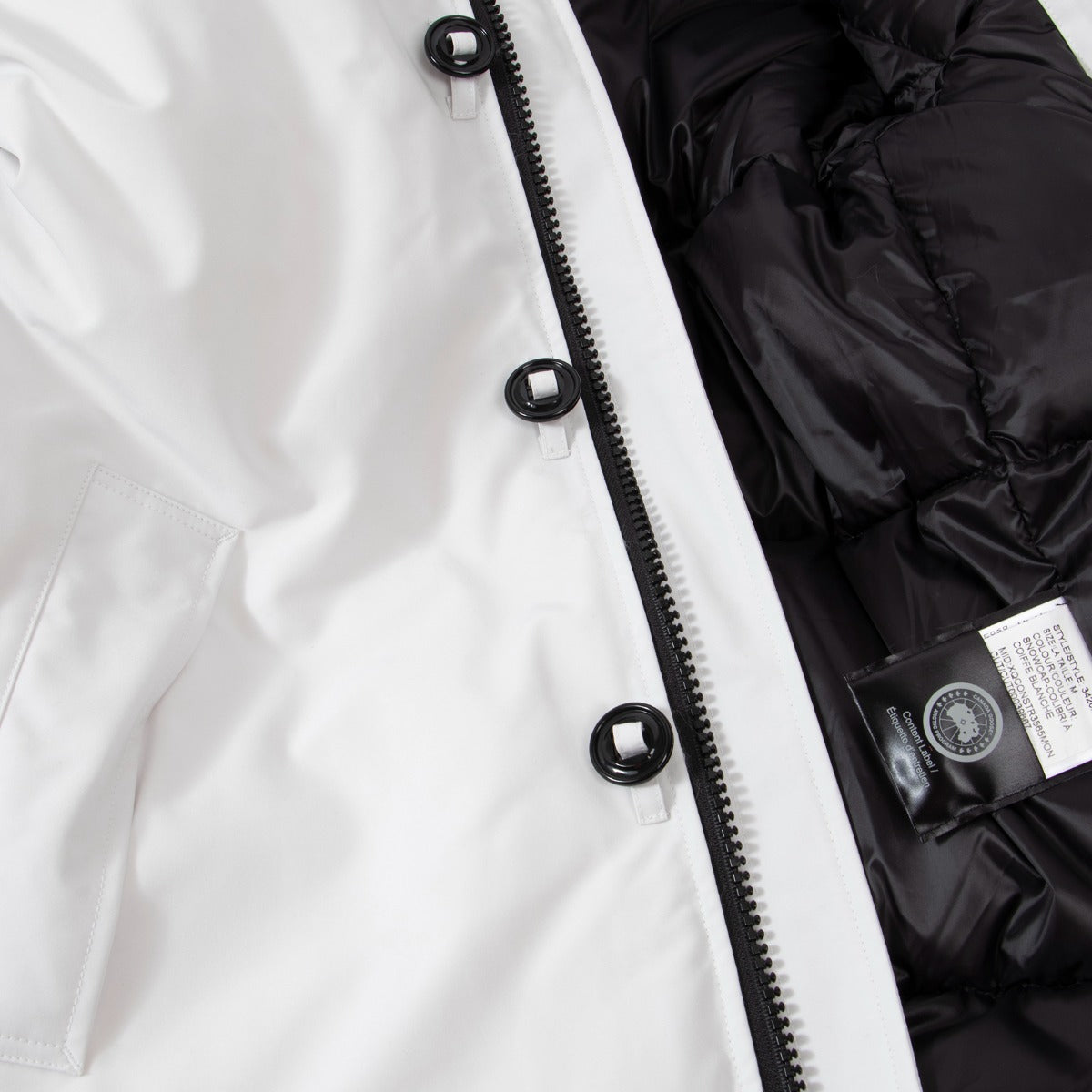Canada Goose Snowcap White Chateau Parka Black Label - Taille M