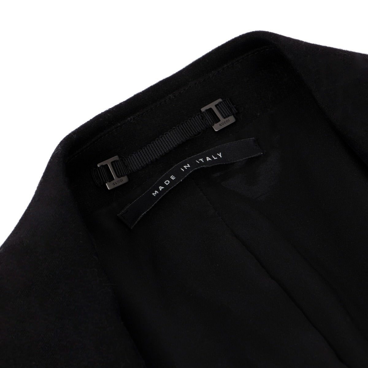 Gucci By Tom Ford Zwarte Blazer Met Leren Riem - Maat IT44