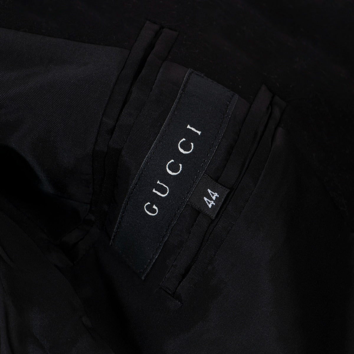 Gucci By Tom Ford Zwarte Blazer Met Leren Riem - Maat IT44