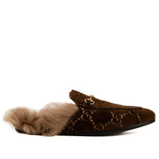Shop 100% authentic second-hand Gucci GG Velvet Fur Princetown Mules on Labellov.com