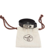 Bent u op zoek naar een authentieke designer Hermès Brown Leather Kelly Double Tour Bracelet