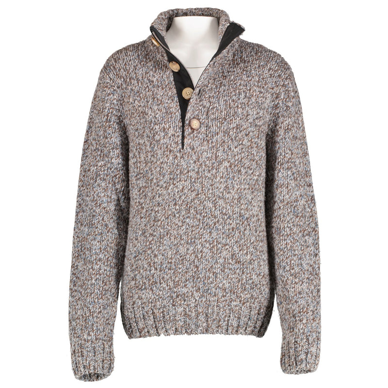 Hermès Brown Cashmere Blend Sweater