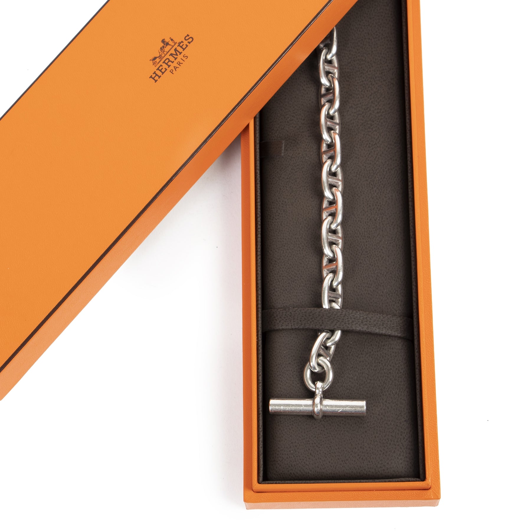 Authentic secondhand Hermès Chaine d'Ancre Bracelet designer accessories fashion luxury vintage webshop safe secure online shopping