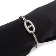 Authentic secondhand Hermès Farandole Silver Bracelet designer accessories fashion luxury vintage webshop safe secure online shopping