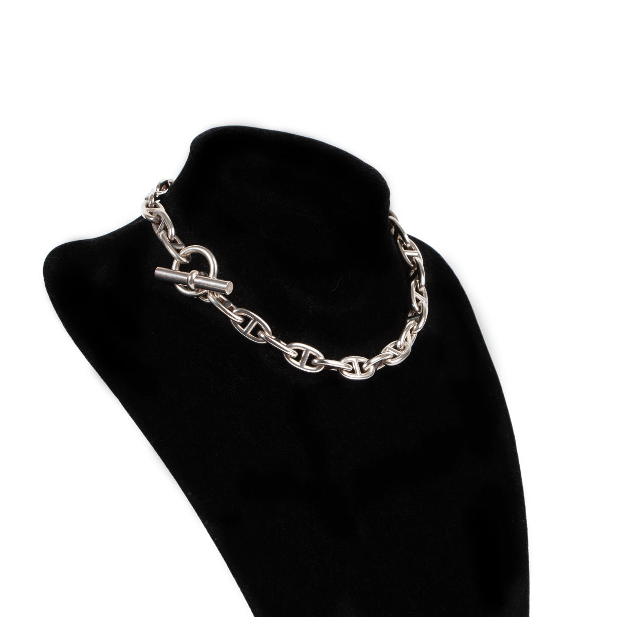 Hermès Silver Chaine d'Ancre Necklace