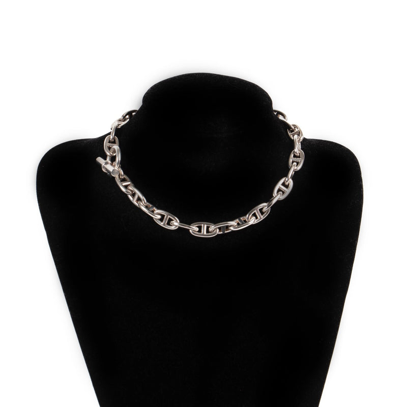 shop safe online Hermès Silver Chaine d'Ancre Necklace