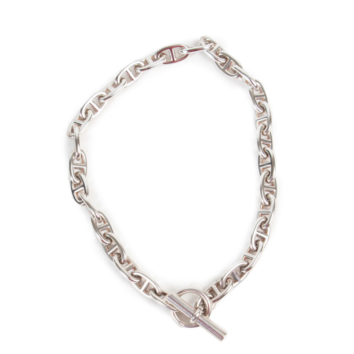 Hermès Silver Chaine d'Ancre Necklace