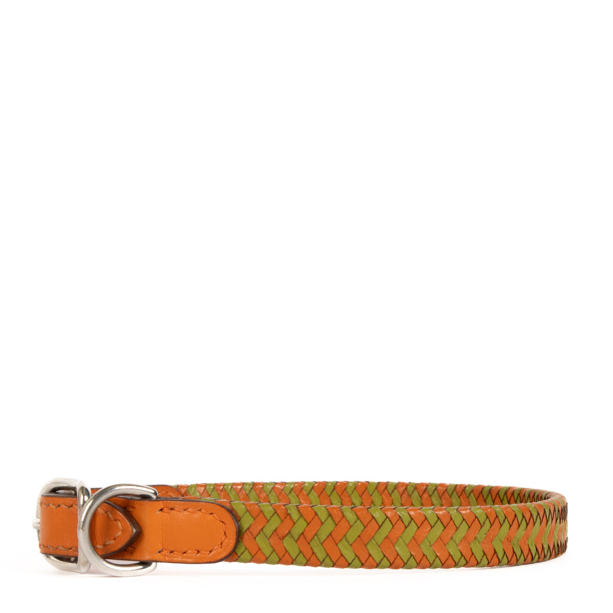 Hermès Multicolor Leather Dog Leash and Collar