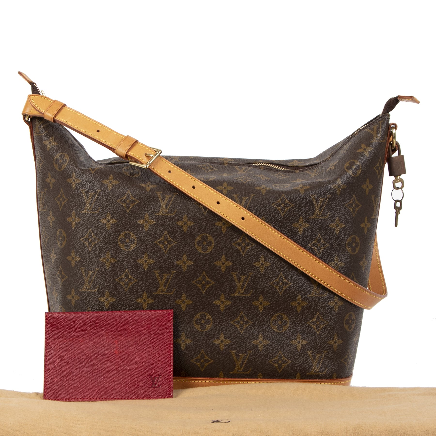 Authentic secondhand Louis Vuitton Monogram Limited Edition Sharon Stone Amfar Bag designer bags fashion luxury vintage webshop designer brands safe secure online shopping worldwide shipping delivery