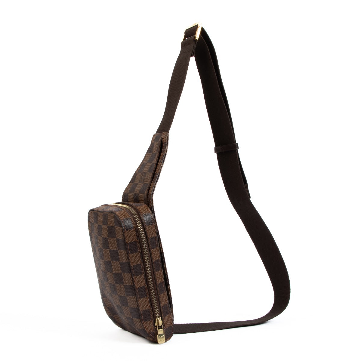 Shop an authentic second hand Louis Vuitton Brown Damier Ebene Geronimos Belt Bag on Labellov.com