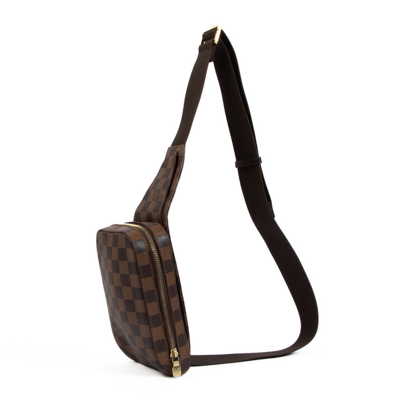 Shop an authentic second hand Louis Vuitton Brown Damier Ebene Geronimos Belt Bag on Labellov.com