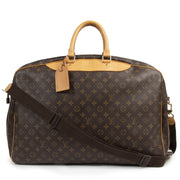 Authentieke Tweedehands Louis Vuitton Monogram Alize 2 Compartment Luggage Travel Bag juiste prijs veilig online shoppen luxe merken webshop winkelen Antwerpen België mode fashion