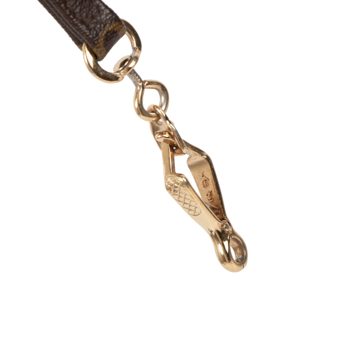 Louis Vuitton Monogram Canvas Hondenriem MM van rundleer