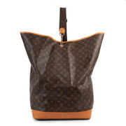 Buy this second hand Louis Vuitton Monogram Sac Marin Travel Bag safely online.