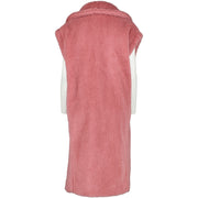 Max Mara Gettata Pink Long Alpaca Teddy Vest