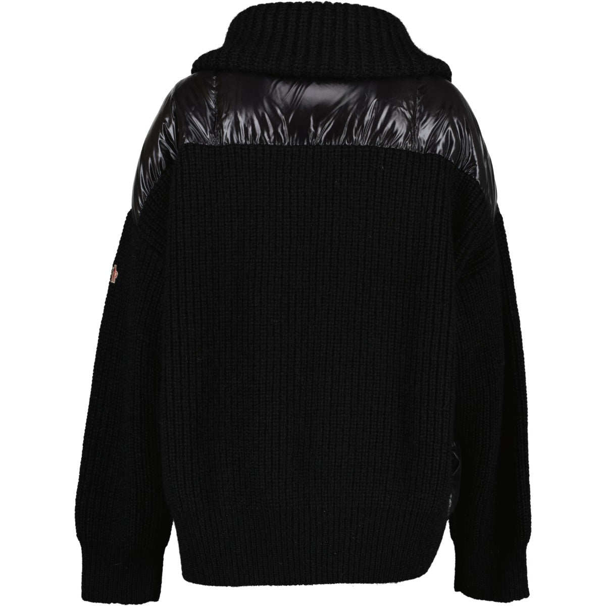 shop authentic second hand high end designer Moncler Grenoble Black Padded Front Down Cardigan - Size M at Labellov