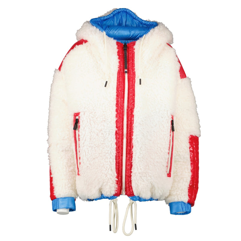 Shop authentic second hand Moncler Blue Reversible Nylon Coat - Size 1 on Labellov.com