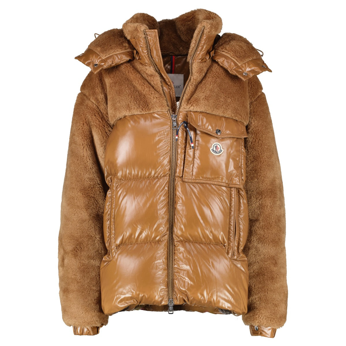Moncler Brown Thymelee Short Down Jacket
