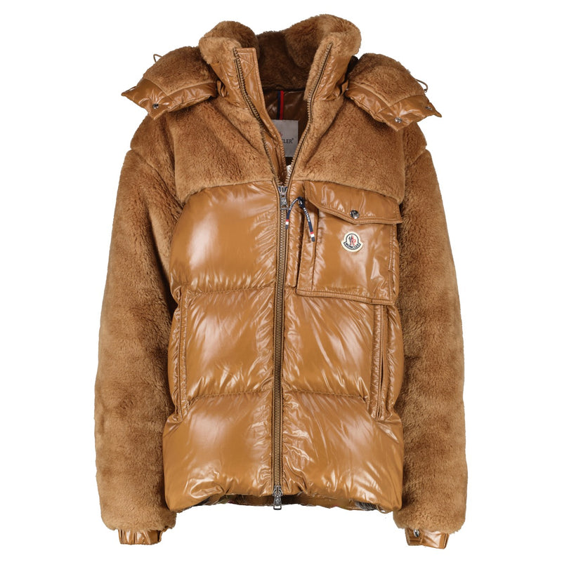 Moncler Brown Thymelee Short Down Jacket