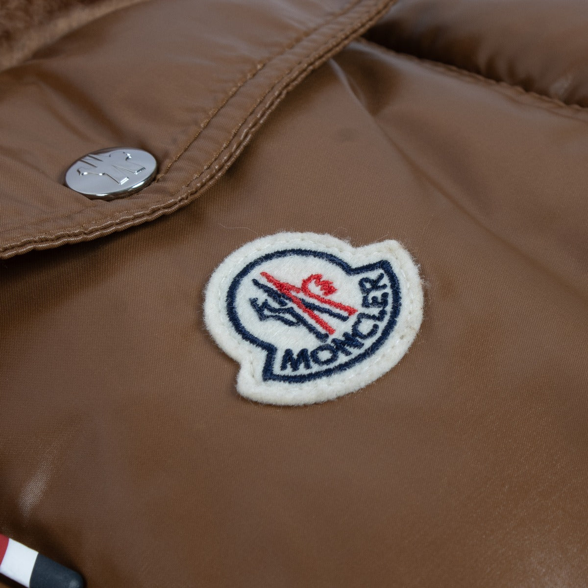 Moncler Brown Thymelee Short Down Jacket - Size 4