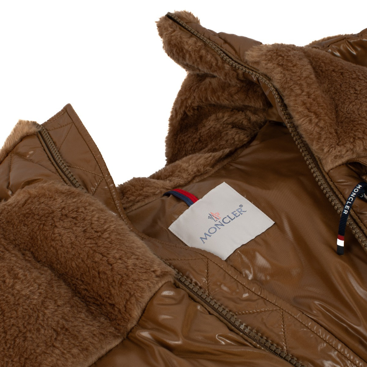 Moncler Brown Thymelee Short Down Jacket - Size 4