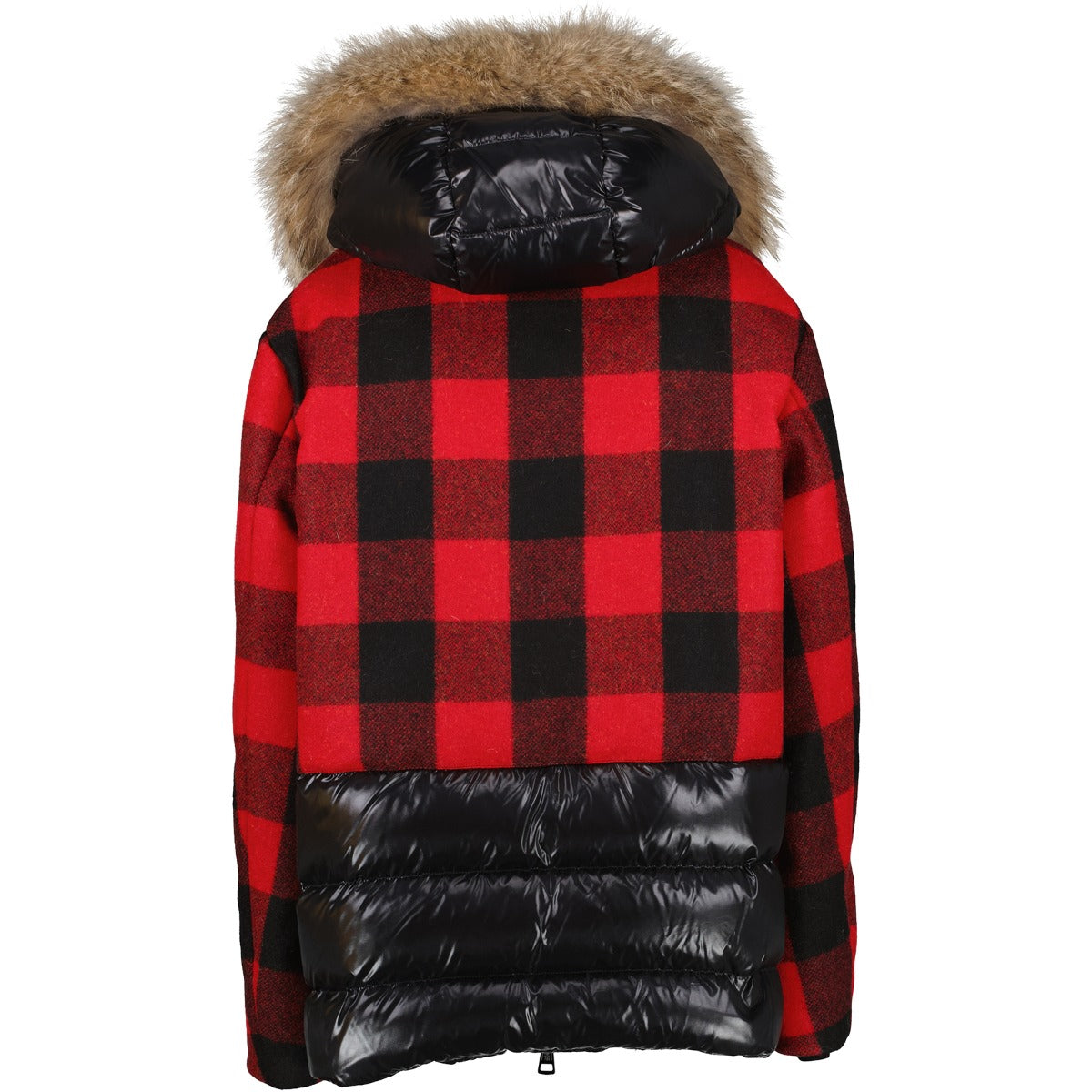 Moncler Stecknadelhorn Red Tartan Down Jacket