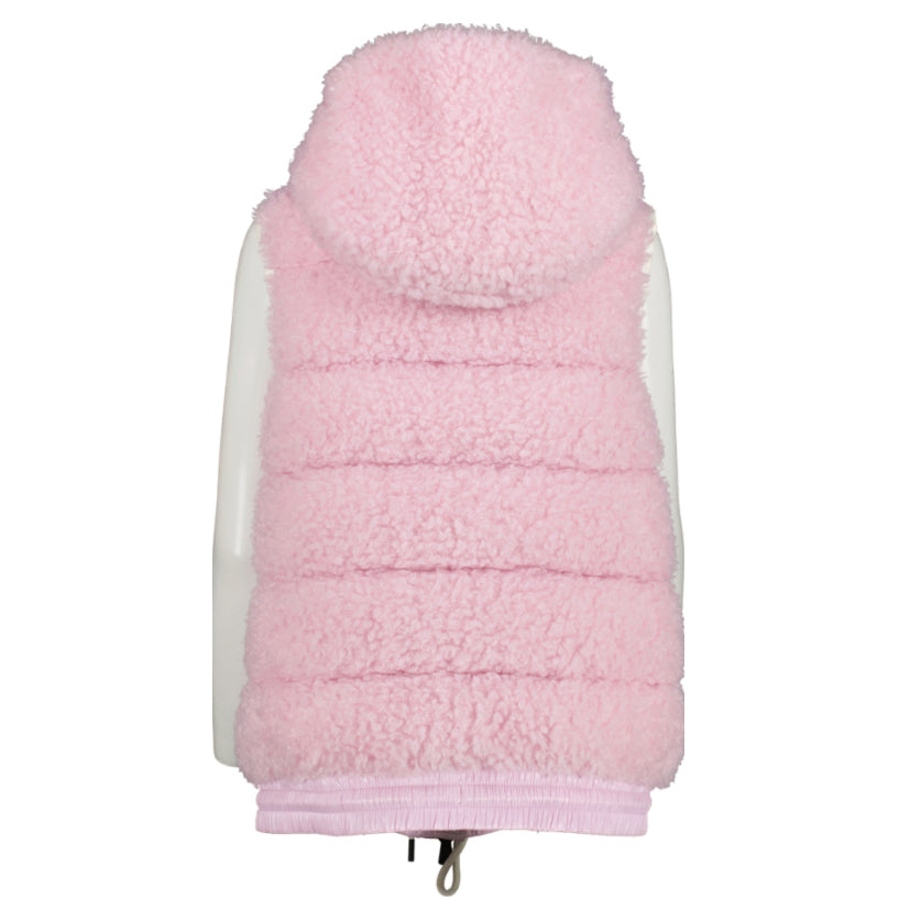 Moncler Grenoble Pink Teddy Fleece Jacket