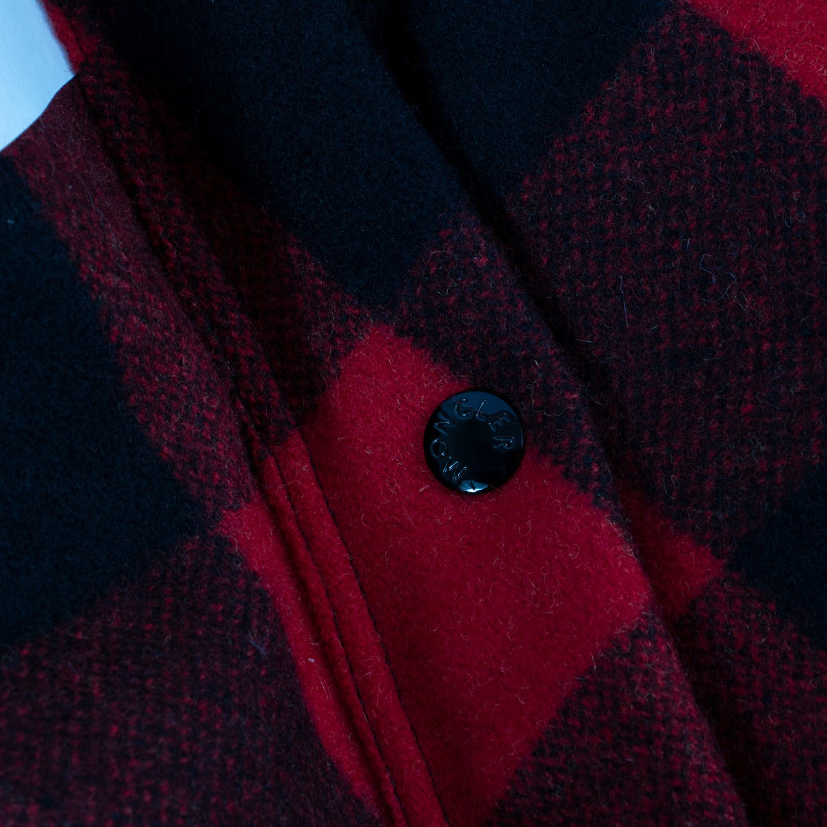 Doudoune Moncler Stecknadelhorn Écossais Rouge - Taille 3