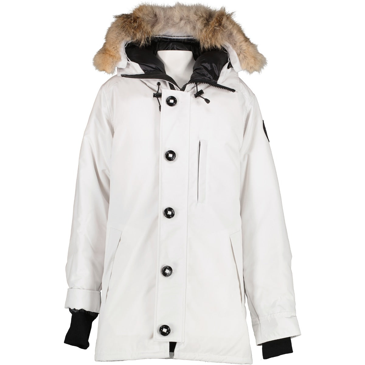 Canada Goose Snowcap White Chateau Parka Black Label
