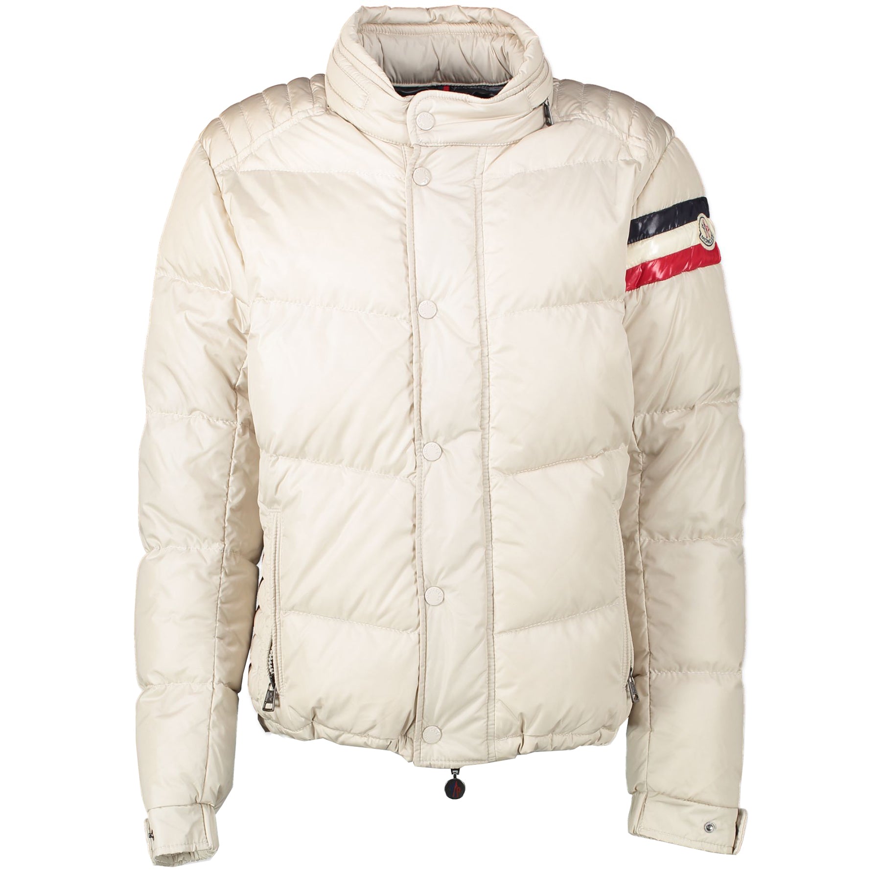 Authentic secondhand Moncler Eggshell White Puffer Ski Jacket - Size 1 designer clothing fashion luxury vintage webshop safe secure online shopping