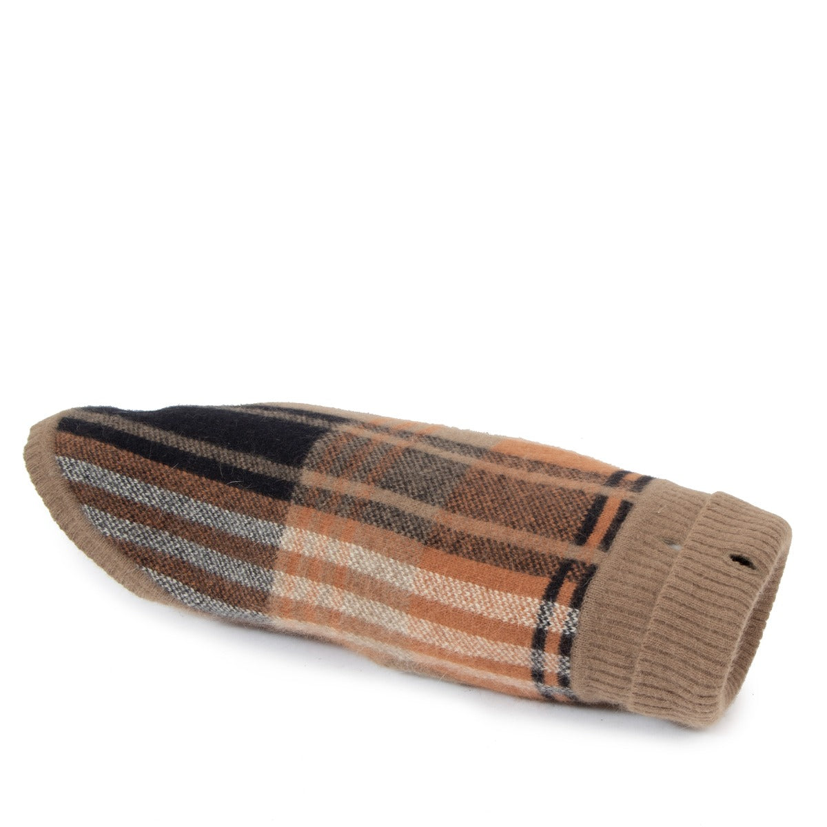 Mulberry Brown Check Dog Sweater - Size Medium
