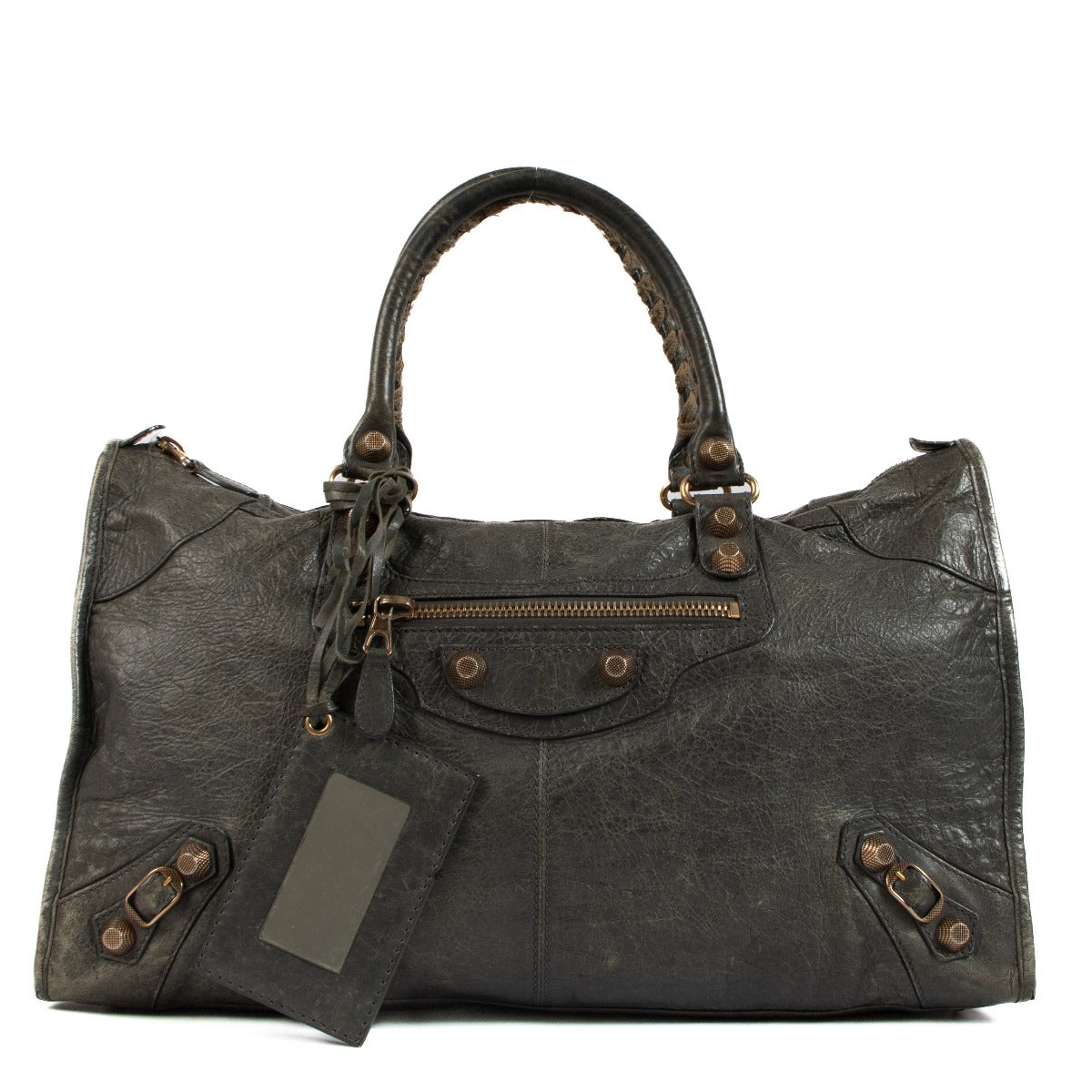 Balenciaga Gris Tarmac Giant 21 Work Bag