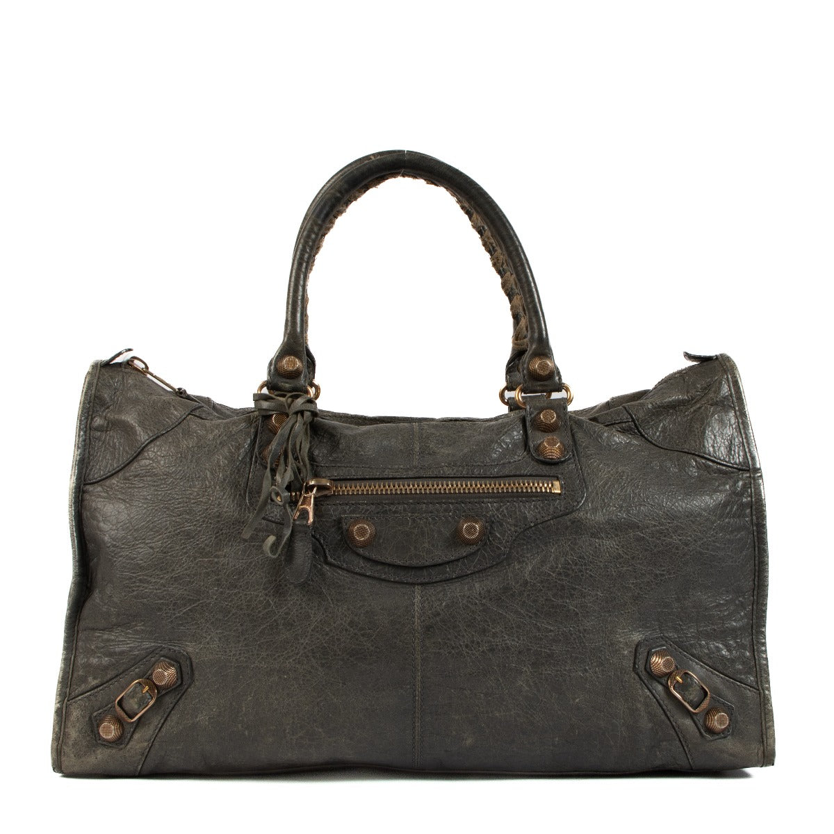 Balenciaga Gris Tarmac Giant 21 Work Bag