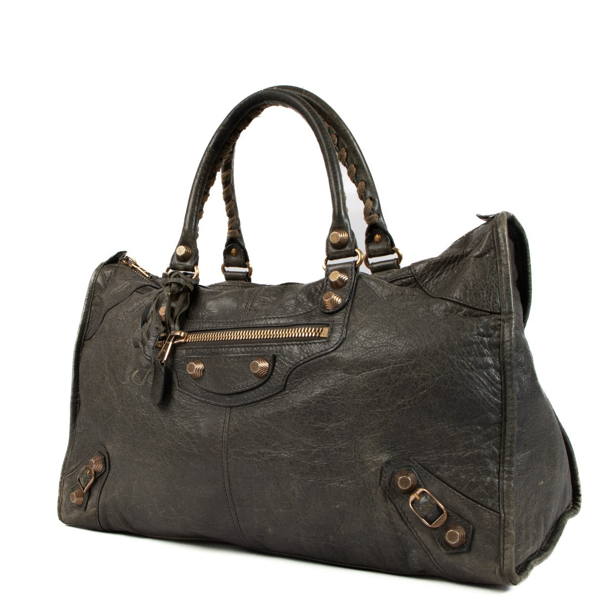 Balenciaga Gris Tarmac Giant 21 Work Bag