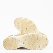 Shop 100% authentic second hand Chanel Beige Sneakers on Labellov.com